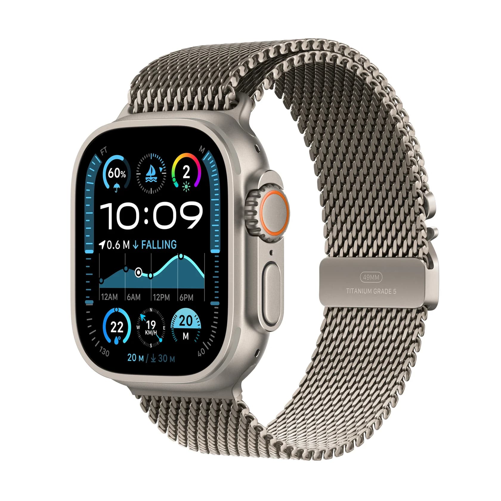 Apple Watch Ultra 2 (GPS + Cellular) 49mm Titanium Case in Natural Titanium - Like New (A+)