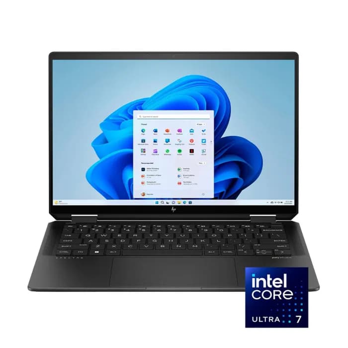HP Spectre x360 2-in-1 Laptop 14-eu0023dx 14-inch OLED Intel Core Ultra 7 155H 32GB RAM 2TB SSD Nightfall Black - Like New (A+)